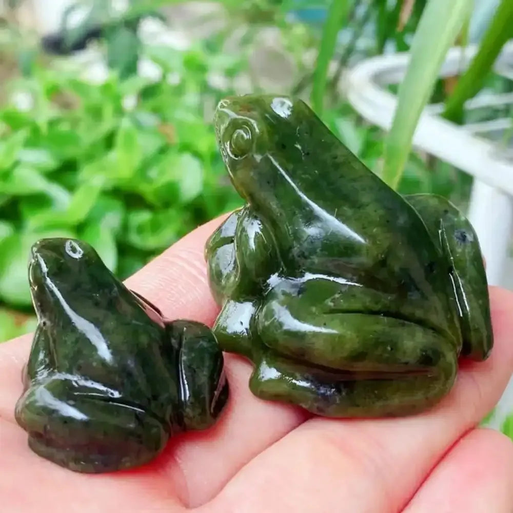 Jade Frog Figurine