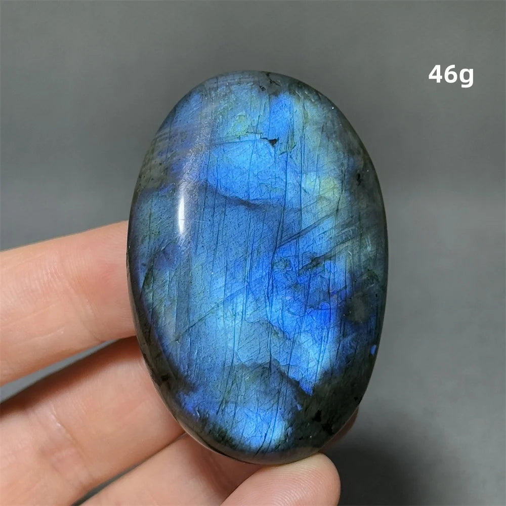 Labradorite Crystal Polished Palm Stone