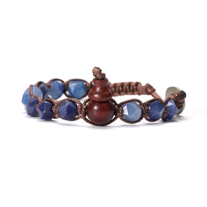 Natural Stone Handwoven Adjustable Unisex Bracelet