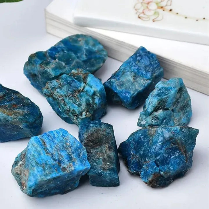 Blue Apatite Raw Crystal Chunk