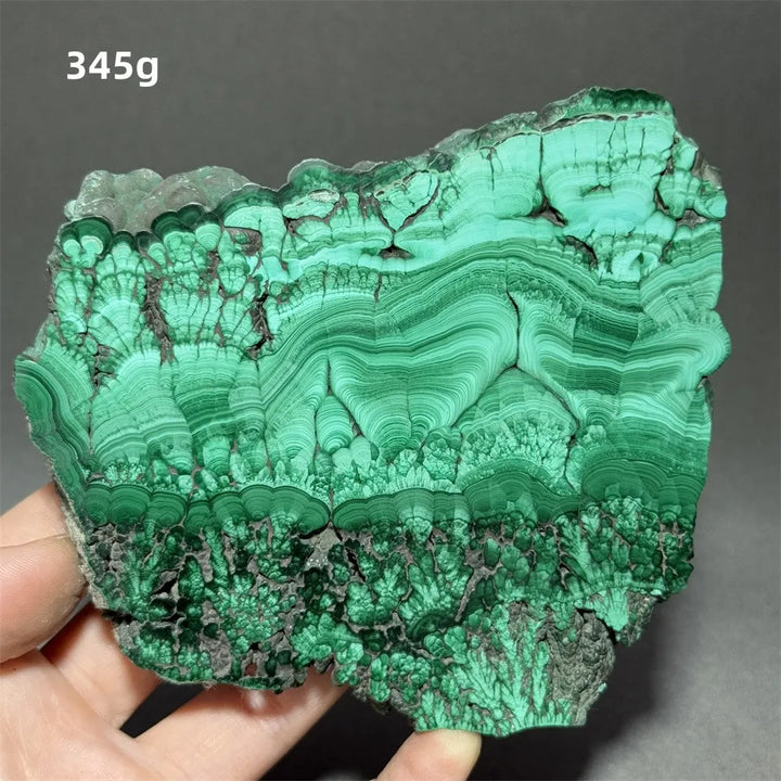 Malachite Raw Crystal Natural Stone Slice Mineral Slab
