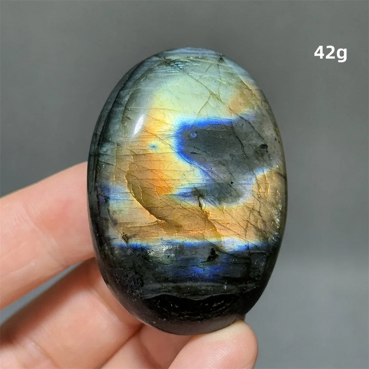 Labradorite Crystal Polished Palm Stone