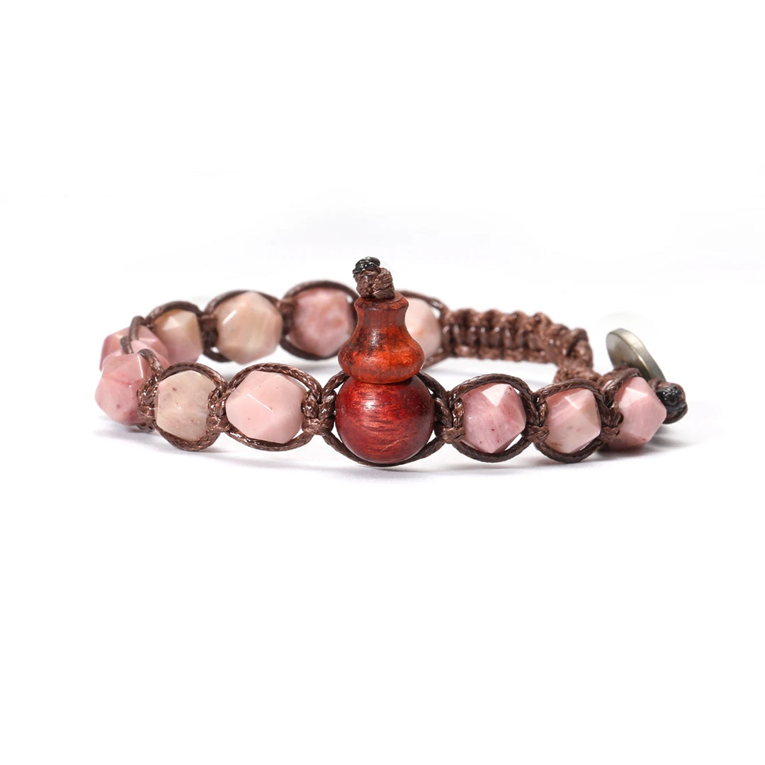 Natural Stone Handwoven Adjustable Unisex Bracelet