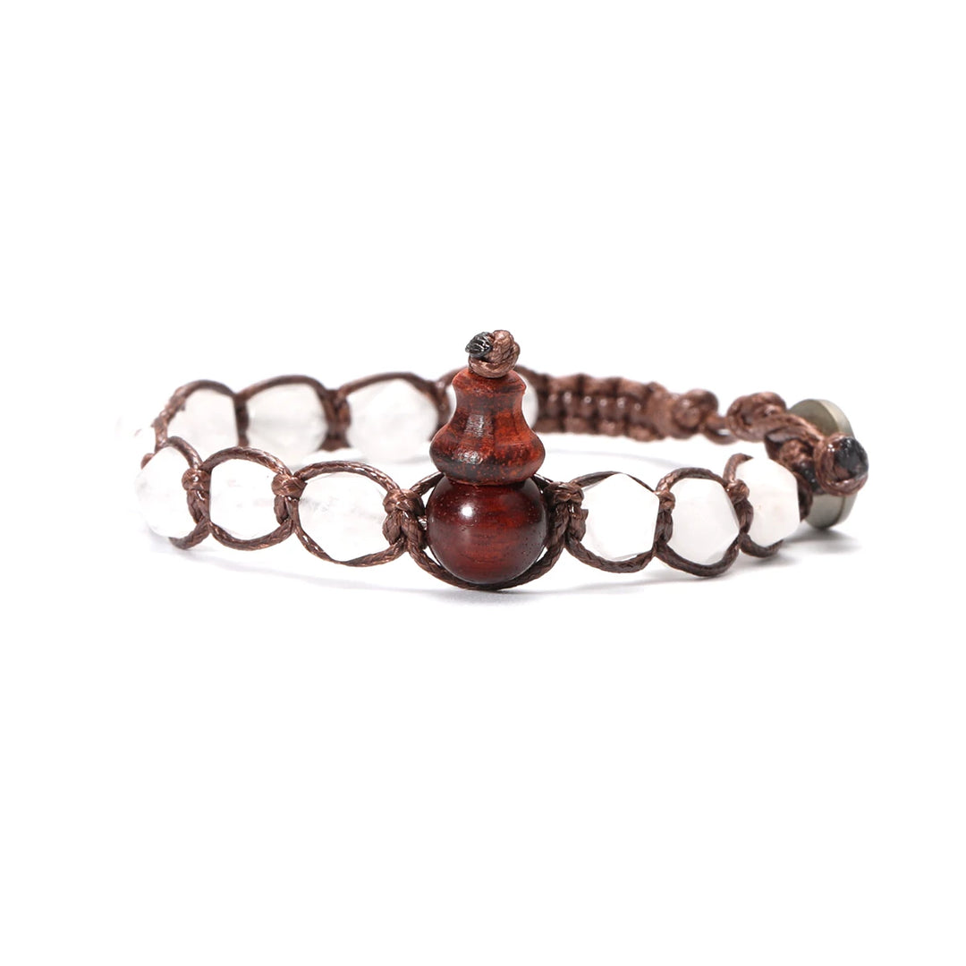 Natural Stone Handwoven Adjustable Unisex Bracelet