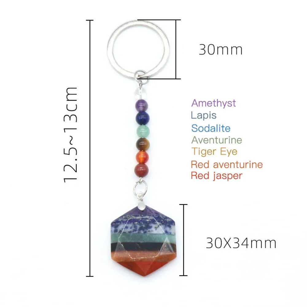 Seven Chakra Crystal Fused Polished Stone Collection