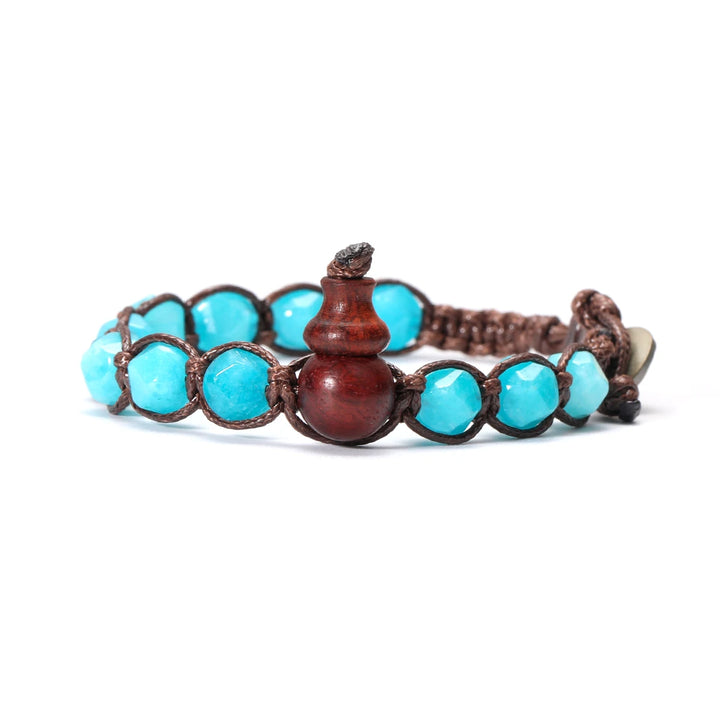 Natural Stone Handwoven Adjustable Unisex Bracelet