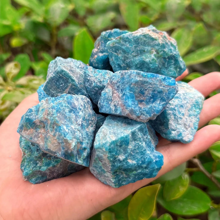 Blue Apatite Raw Crystal Chunk