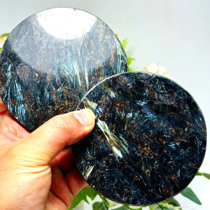 Astrophyllite Crystal Polished Firework Mineral Slice