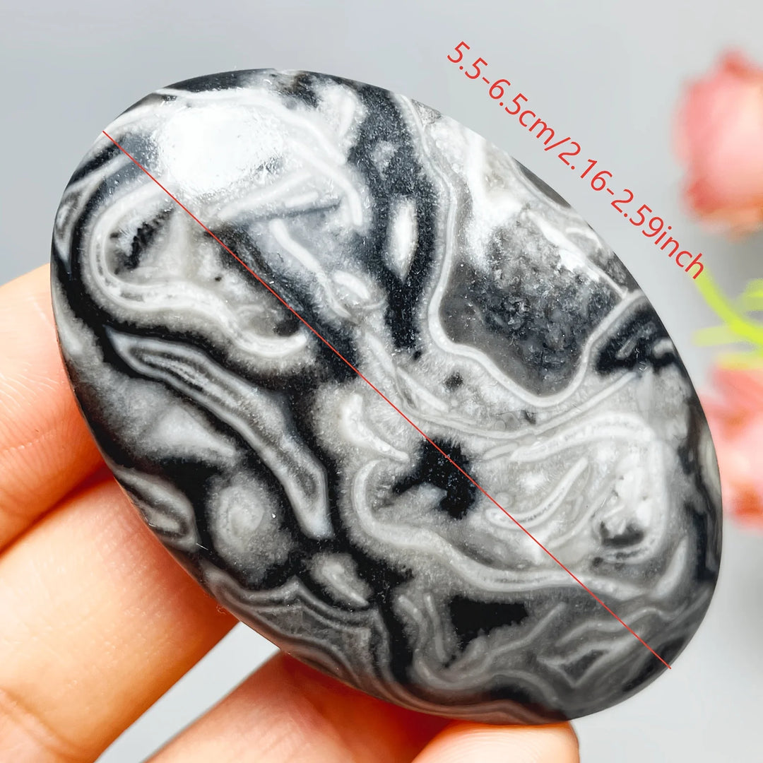 Picasso Jasper Crystal Polished Palm Stone