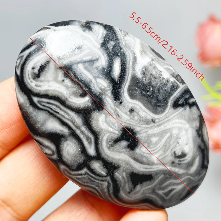 Picasso Jasper Crystal Polished Palm Stone