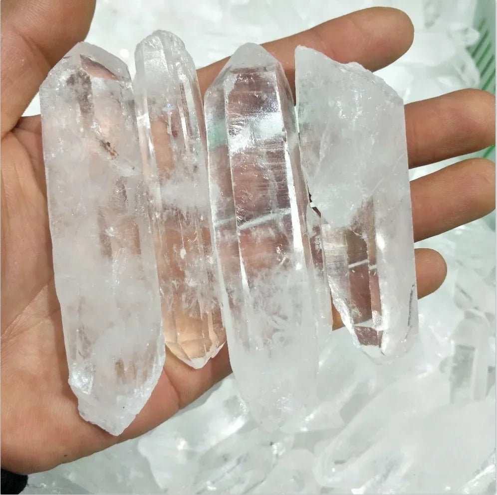 Clear Quartz Lemurian Seed Crystal Double Terminated Point