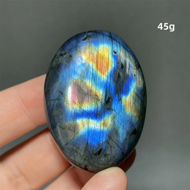 Labradorite Crystal Polished Palm Stone