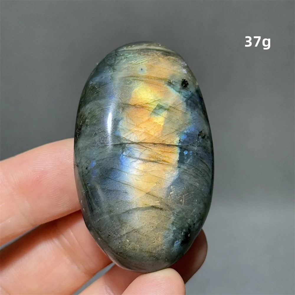 Labradorite Crystal Polished Palm Stone