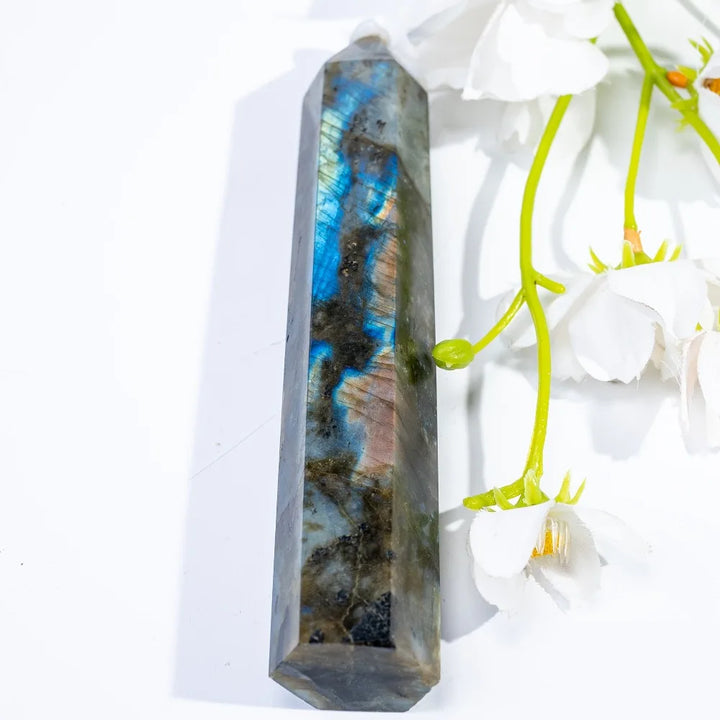Labradorite Crystal Tower Natural Polished