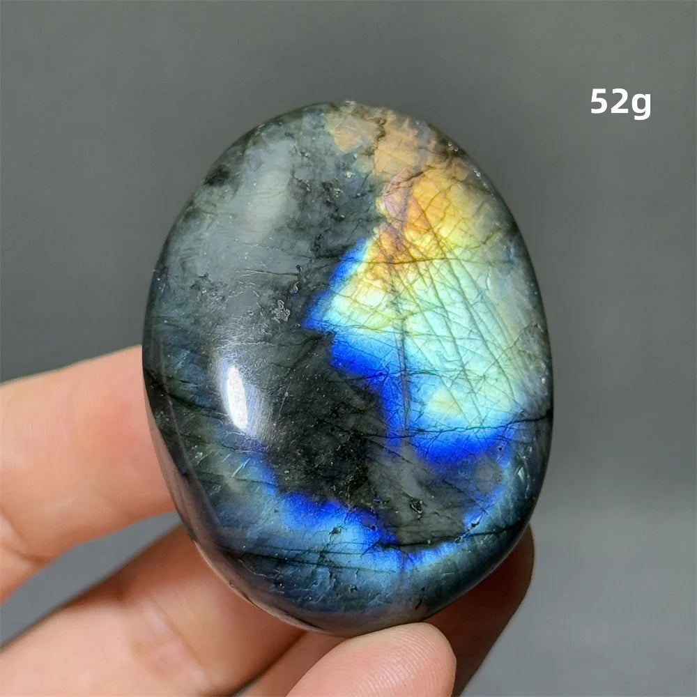 Labradorite Crystal Polished Palm Stone