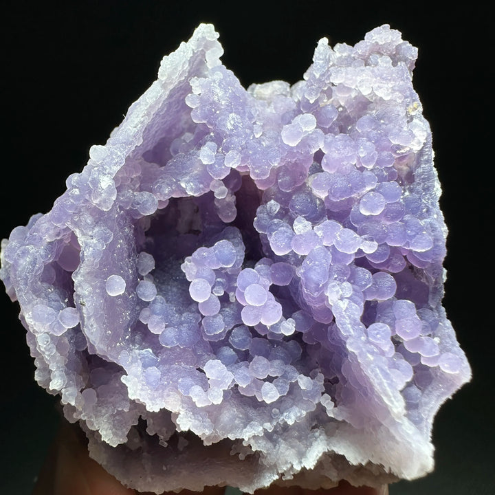Grape Agate Crystal Cluster Botryoidal Geode Specimen