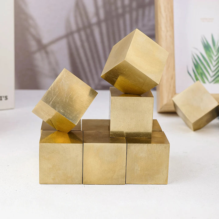 Pyrite Crystal Natural Cubic Block Specimen
