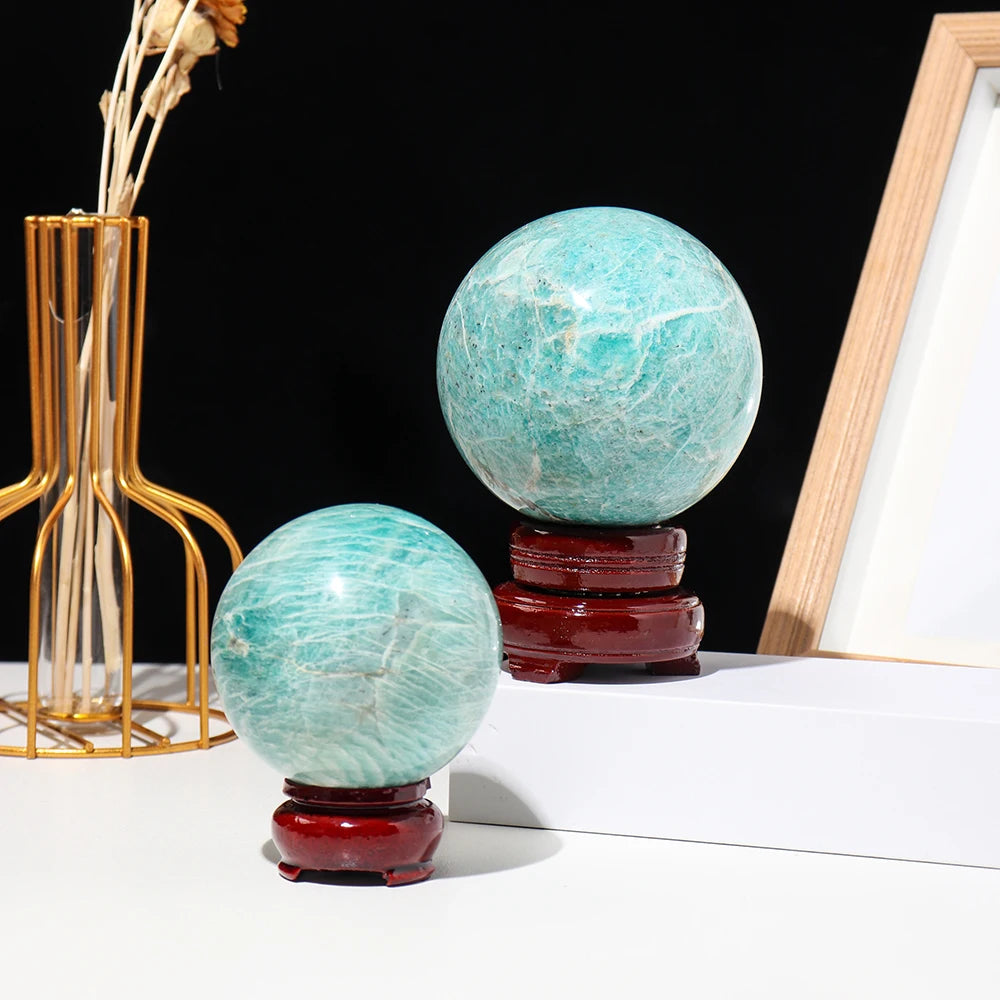 Amazonite Crystal Sphere