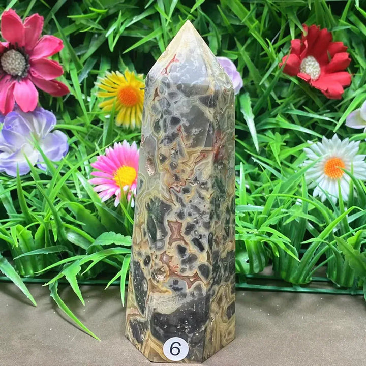 Agate Crystal Polished Tower