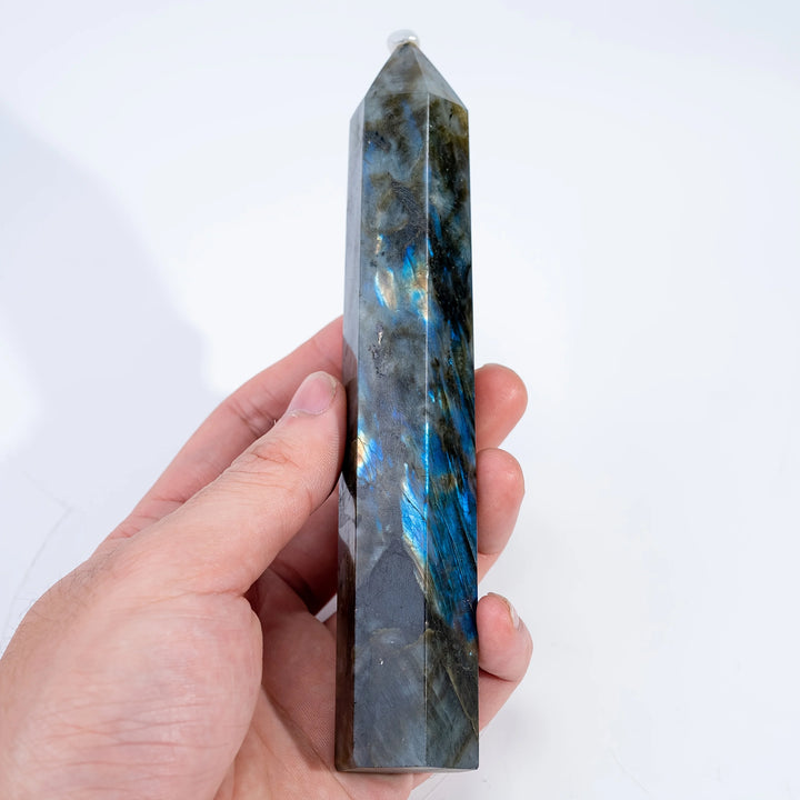 Labradorite Crystal Tower Natural Polished