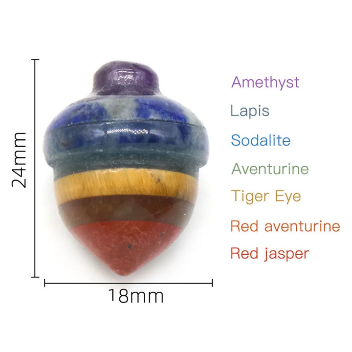Seven Chakra Crystal Fused Polished Stone Collection