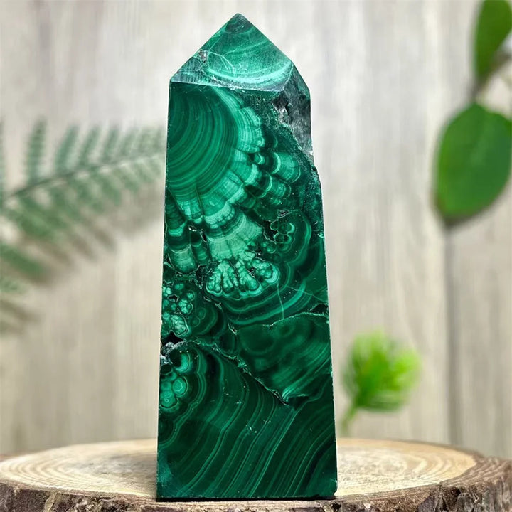 Malachite Crystal Obelisk Tower