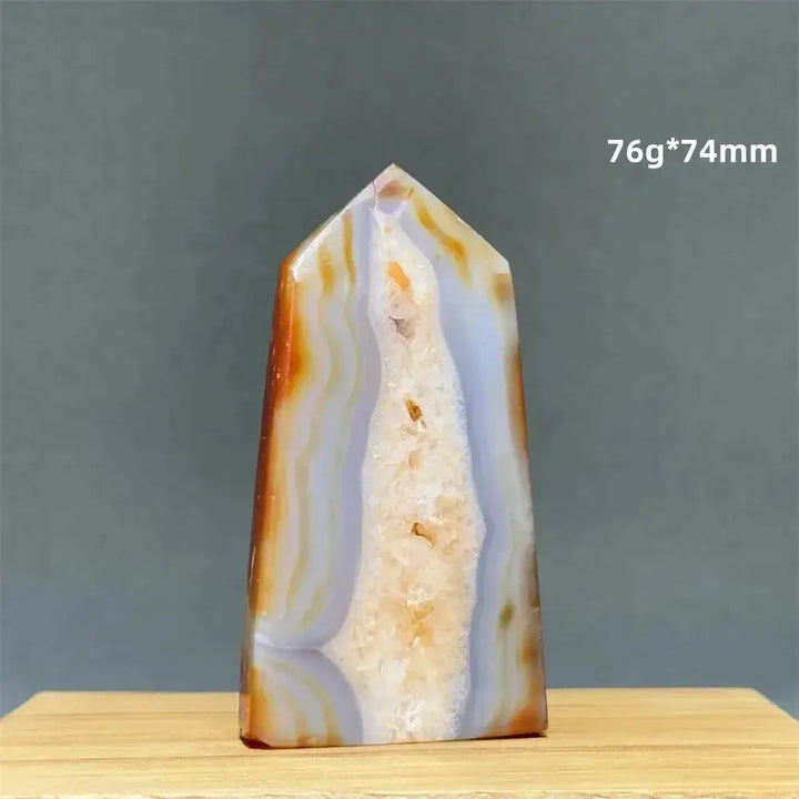 Sardonyx Agate Towers-Towers-Ali-1 76g 74mm-Sardonyx Agate-Crystal Destiny