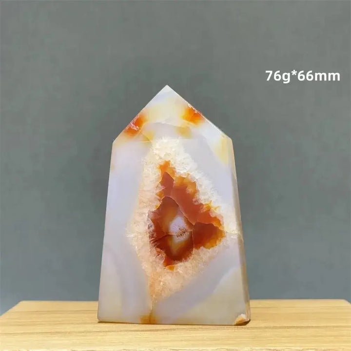 Sardonyx Agate Towers-Towers-Ali-12 76g 66mm-Sardonyx Agate-Crystal Destiny