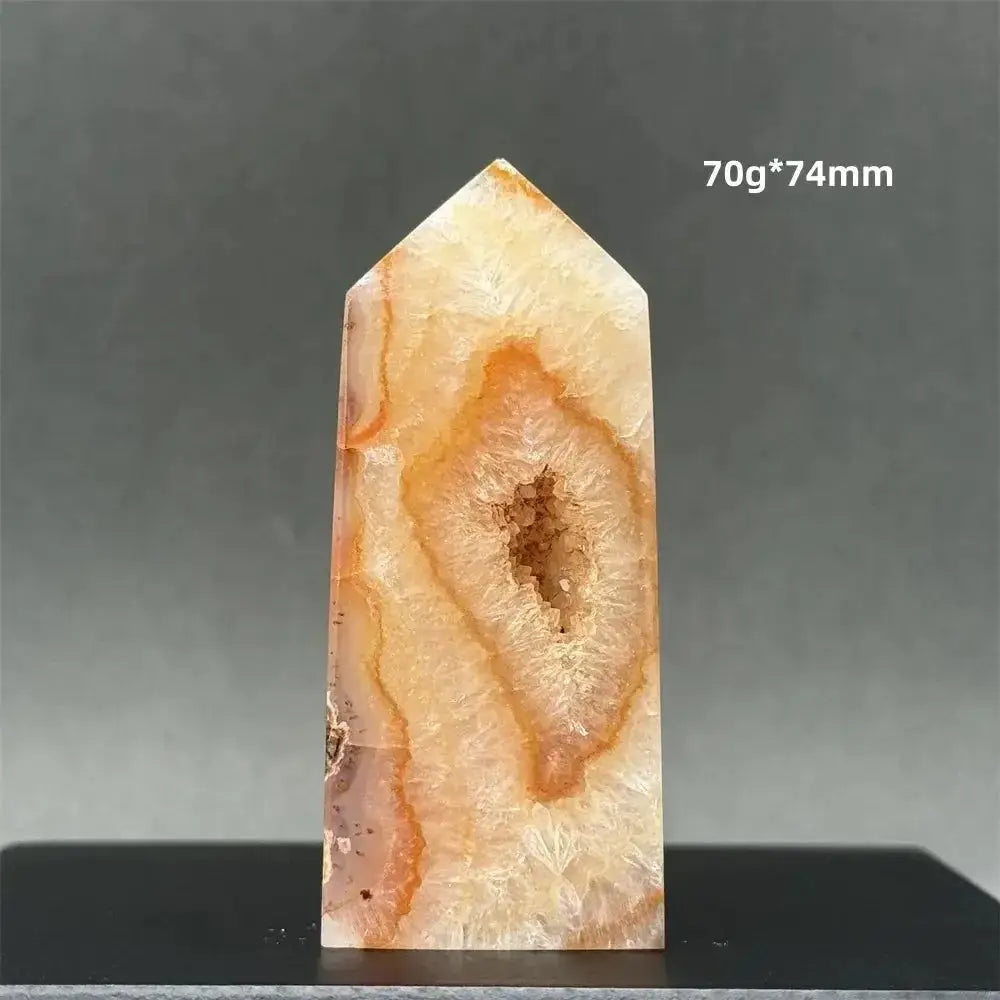 Sardonyx Agate Towers-Towers-Ali-19 70g 74mm-Sardonyx Agate-Crystal Destiny