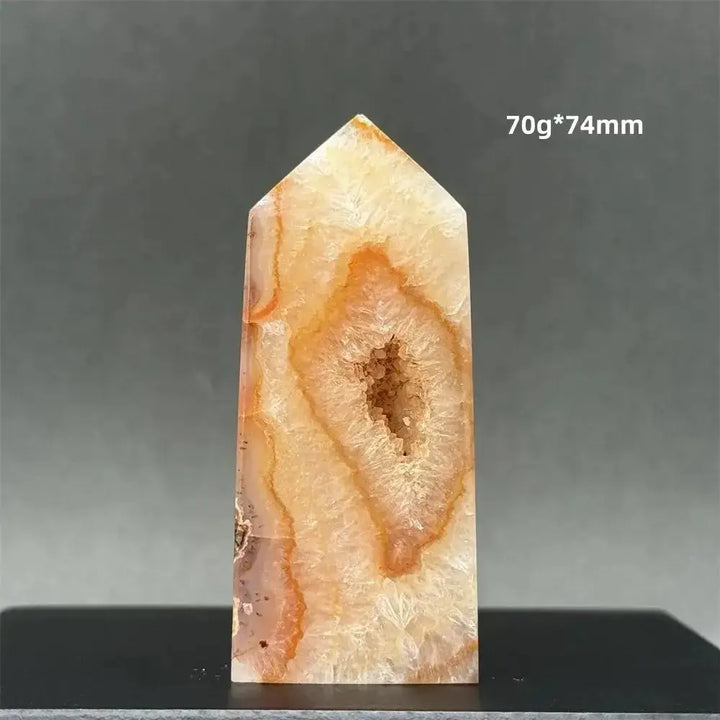 Sardonyx Agate Towers-Towers-Ali-19 70g 74mm-Sardonyx Agate-Crystal Destiny