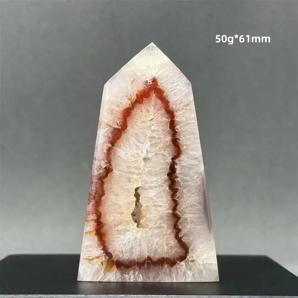 Sardonyx Agate Towers-Towers-Ali-36 74g 64mm-Sardonyx Agate-Crystal Destiny