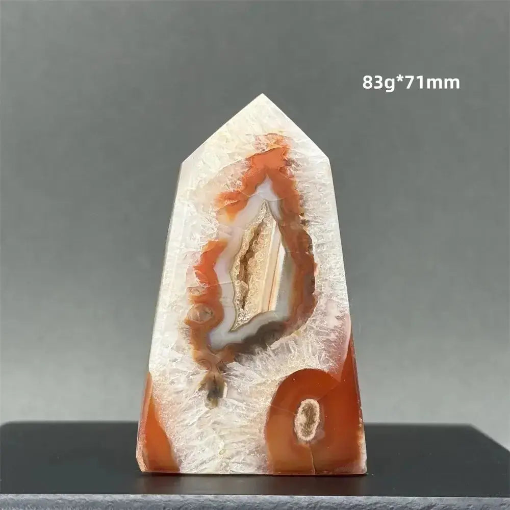 Sardonyx Agate Towers-Towers-Ali-21 83g 71mm-Sardonyx Agate-Crystal Destiny