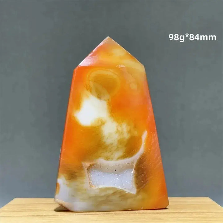 Sardonyx Agate Towers-Towers-Ali-24 98g 84mm-Sardonyx Agate-Crystal Destiny