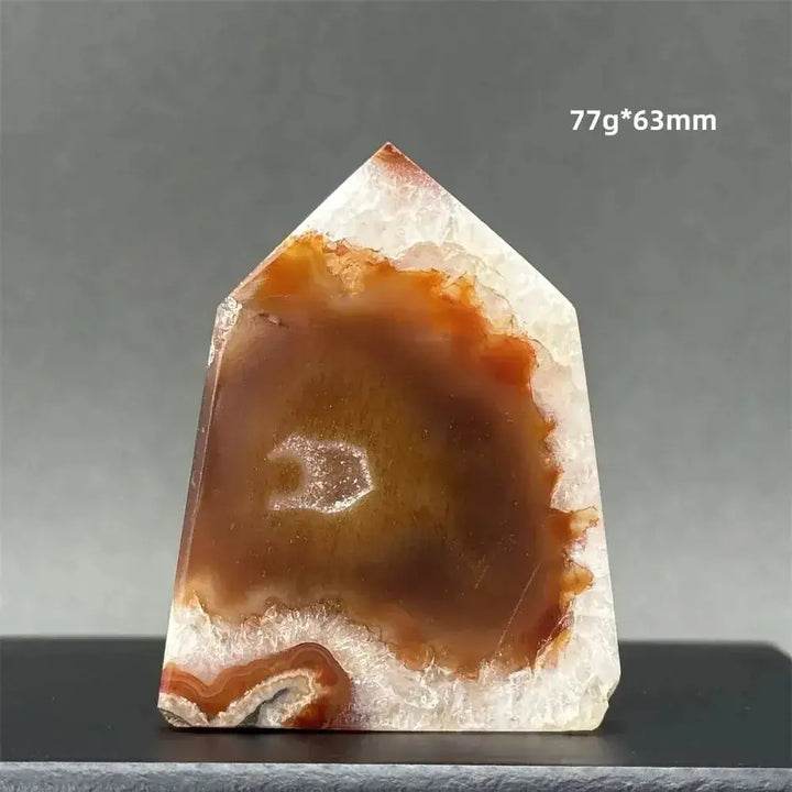 Sardonyx Agate Towers-Towers-Ali-25 77g 63mm-Sardonyx Agate-Crystal Destiny