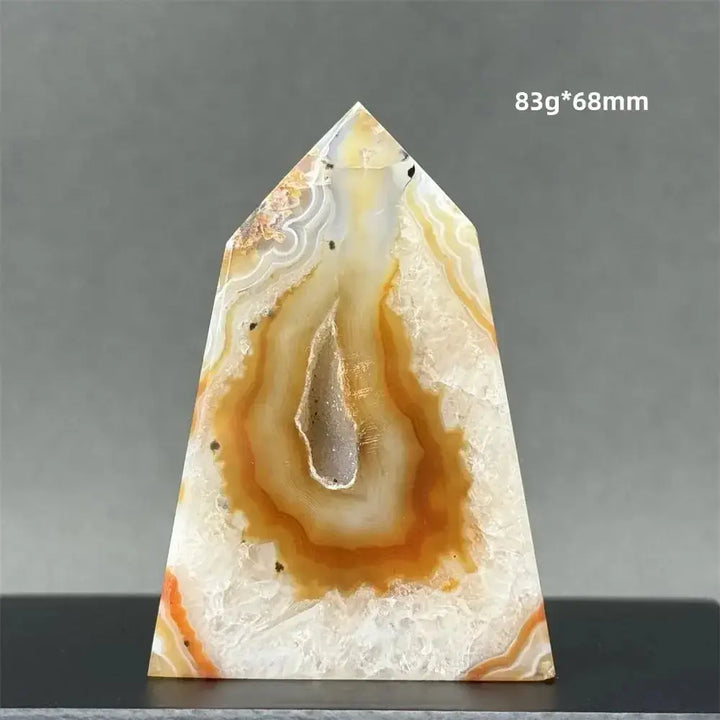 Sardonyx Agate Towers-Towers-Ali-26 83g 68mm-Sardonyx Agate-Crystal Destiny