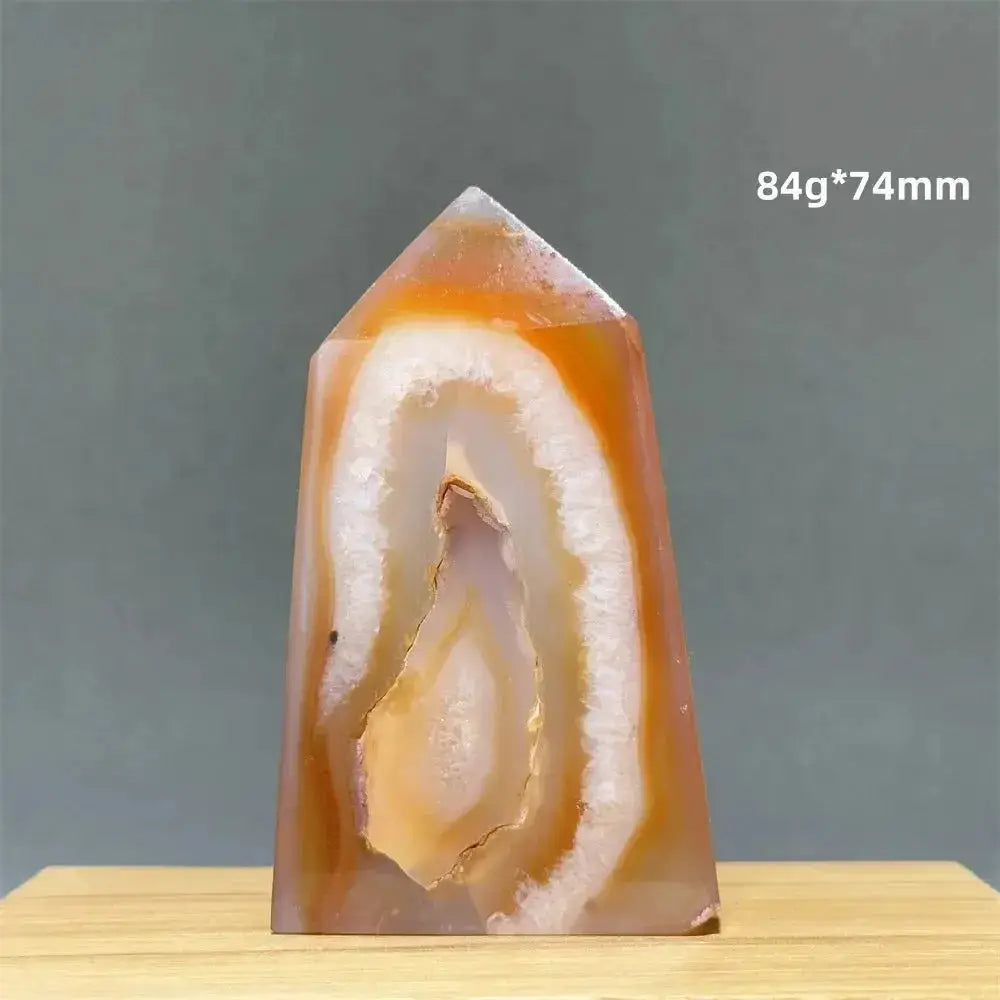 Sardonyx Agate Towers-Towers-Ali-27 84g 74mm-Sardonyx Agate-Crystal Destiny