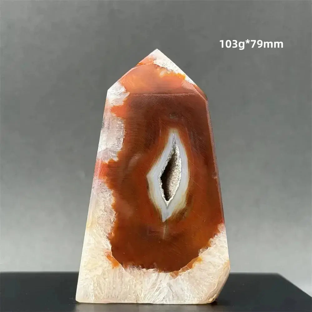 Sardonyx Agate Towers-Towers-Ali-28 103g 79mm-Sardonyx Agate-Crystal Destiny