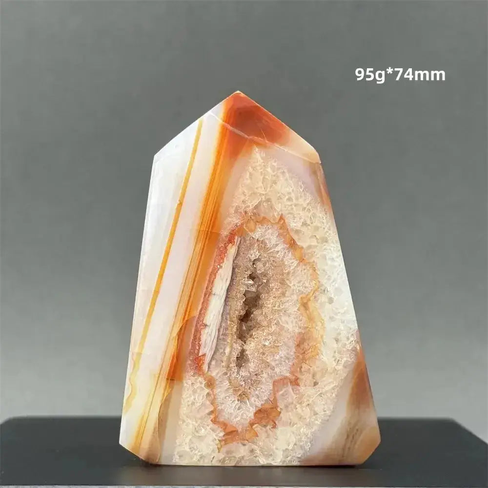 Sardonyx Agate Towers-Towers-Ali-29 95g 74mm-Sardonyx Agate-Crystal Destiny