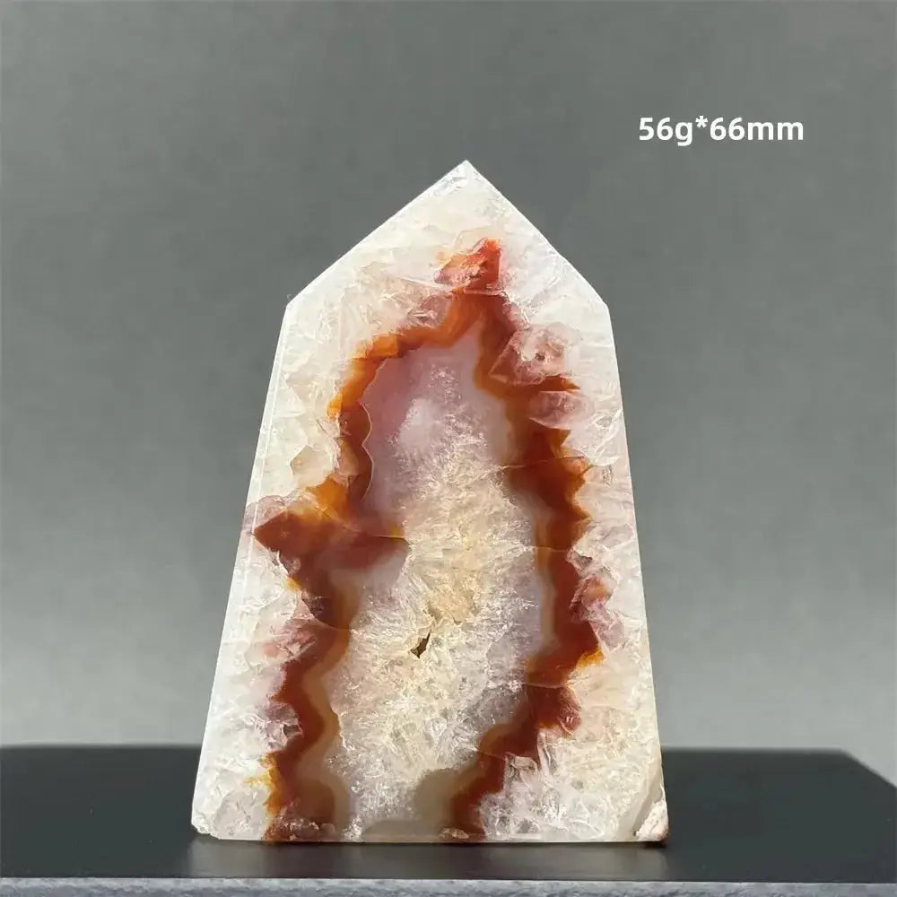 Sardonyx Agate Towers-Towers-Ali-36 74g 64mm-Sardonyx Agate-Crystal Destiny