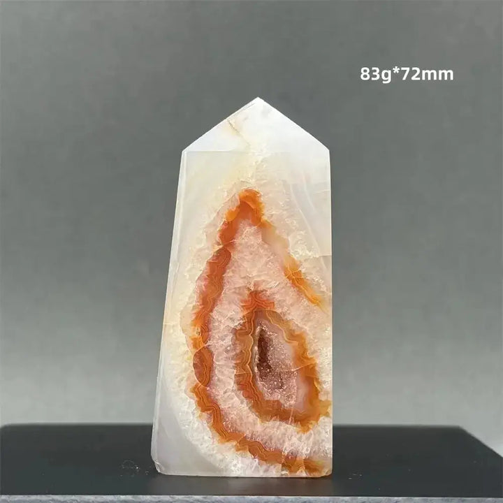Sardonyx Agate Towers-Towers-Ali-31 83g 72mm-Sardonyx Agate-Crystal Destiny