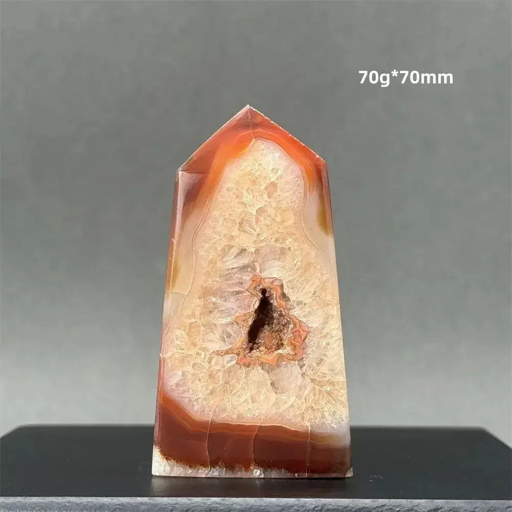 Sardonyx Agate Towers-Towers-Ali-32 70g 70mm-Sardonyx Agate-Crystal Destiny