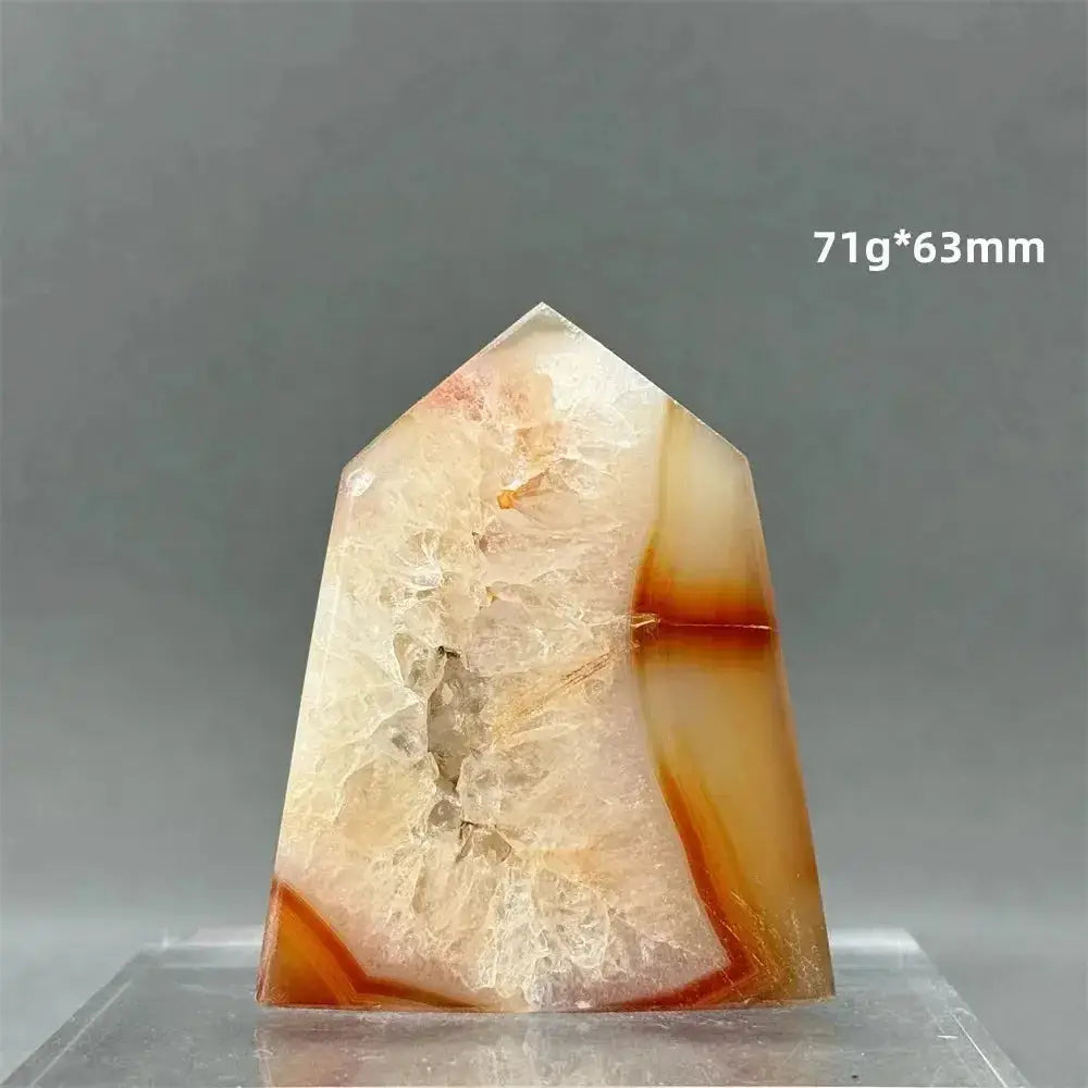 Sardonyx Agate Towers-Towers-Ali-33 71g 63mm-Sardonyx Agate-Crystal Destiny