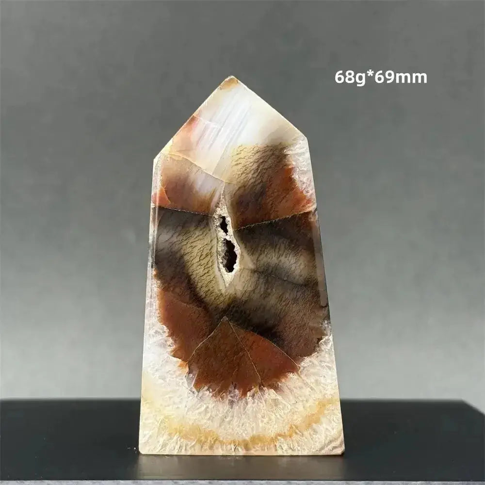 Sardonyx Agate Towers-Towers-Ali-5 68g 69mm-Sardonyx Agate-Crystal Destiny