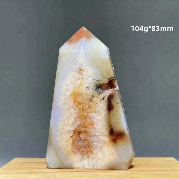 Sardonyx Agate Towers-Towers-Ali-6 104g 83mm-Sardonyx Agate-Crystal Destiny