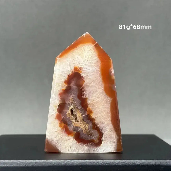 Sardonyx Agate Towers-Towers-Ali-7 81g 68mm-Sardonyx Agate-Crystal Destiny