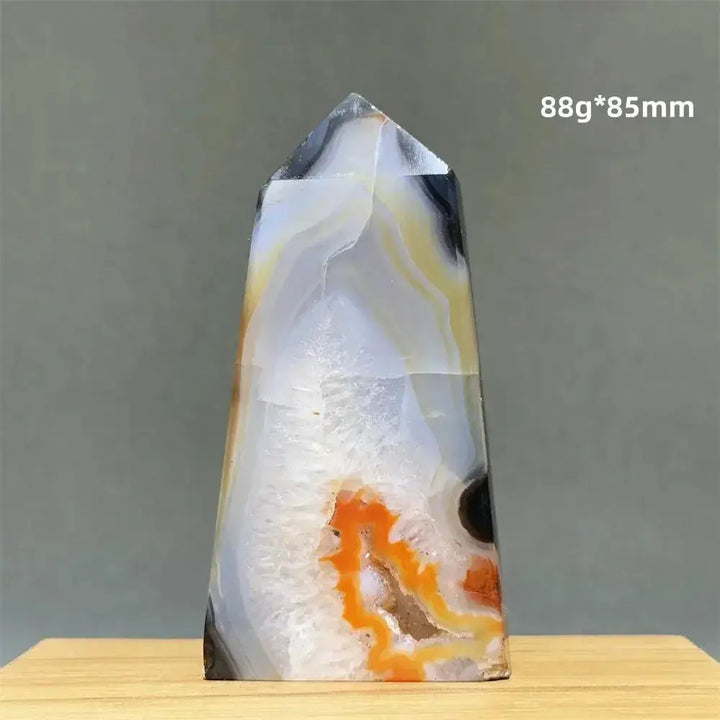 Sardonyx Agate Towers-Towers-Ali-8 88g 85mm-Sardonyx Agate-Crystal Destiny
