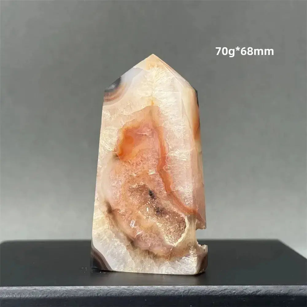 Sardonyx Agate Towers-Towers-Ali-9 70g 68mm-Sardonyx Agate-Crystal Destiny