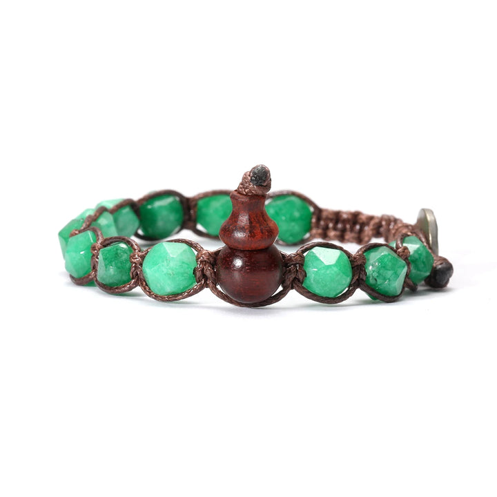Natural Stone Handwoven Adjustable Unisex Bracelet