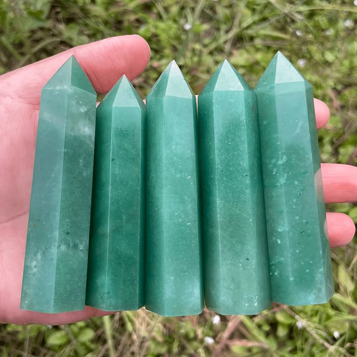 Green Aventurine Crystal Tower