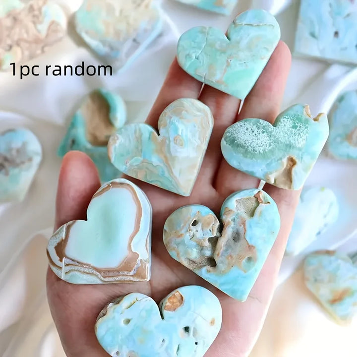 Caribbean Calcite Heart